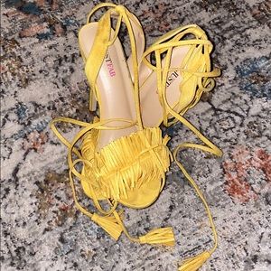 Just Fab Tayrey Tassel Heels